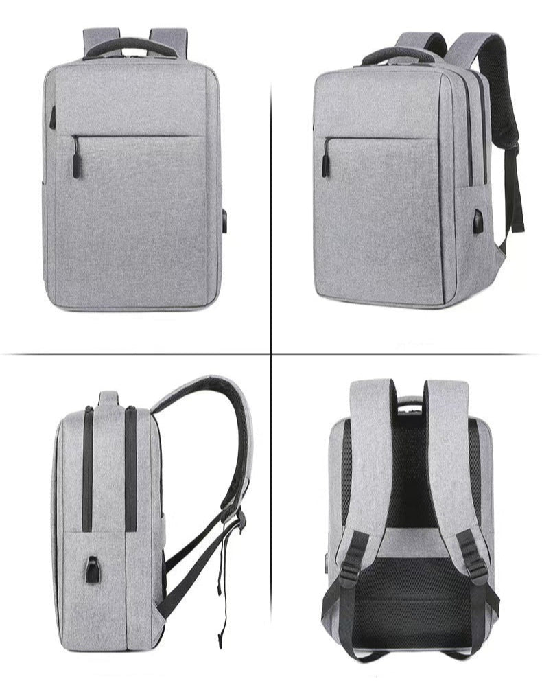 Double layer business commuter backpack laptop backpacks