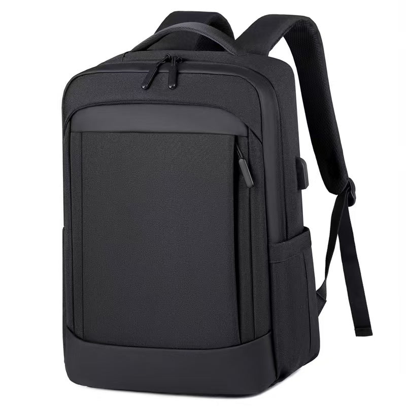 With USB charging port waterproof laptop backpack