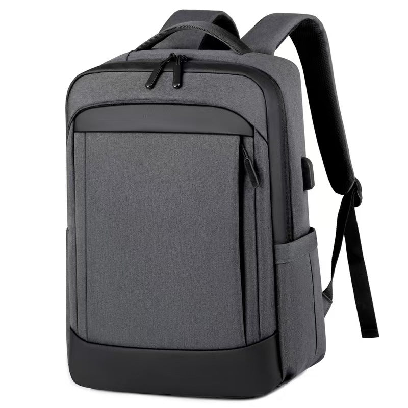 With USB charging port waterproof laptop backpack