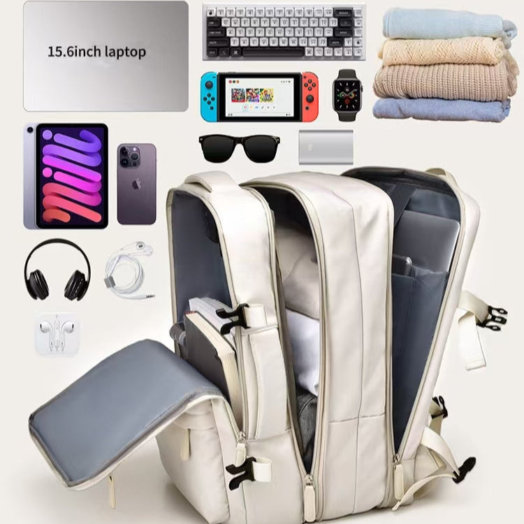 Super large capacity travel laptop backpack