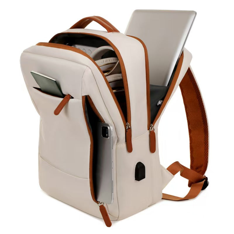 Multifunctional for business travel backpack with laptop sleeve