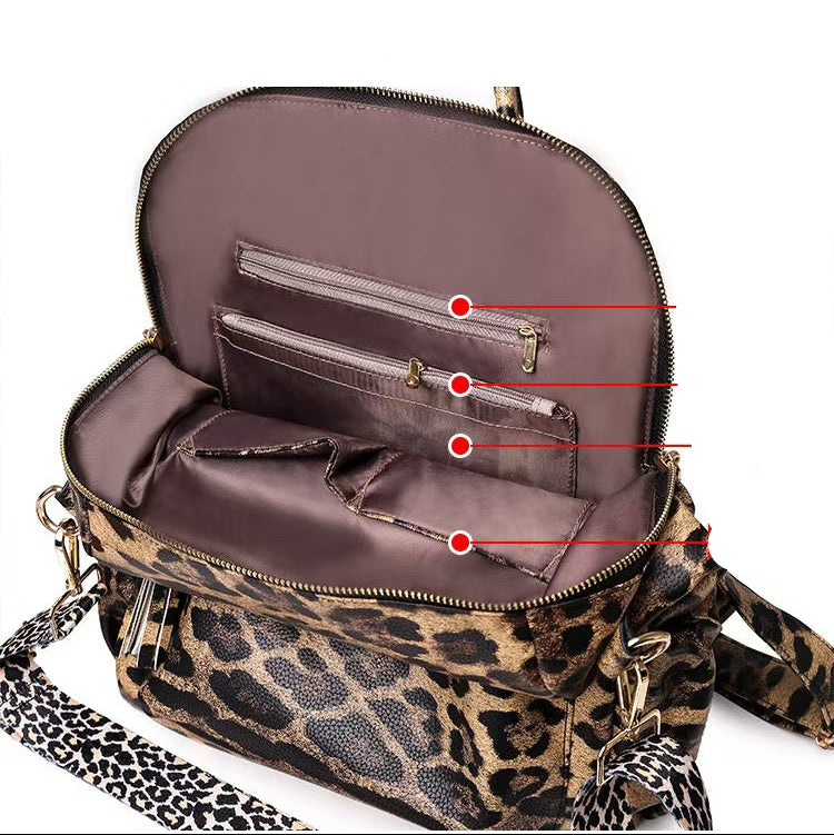 Retro popular girls tassel bag laptop backpacks