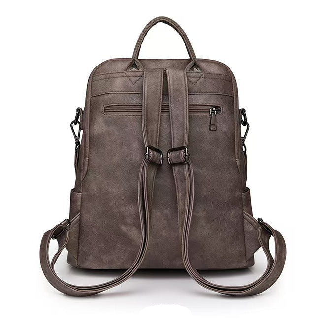 Multifunctional retro backpack women's laptop backpacks