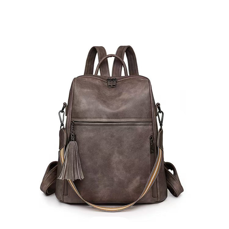 Multifunctional retro backpack women's laptop backpacks