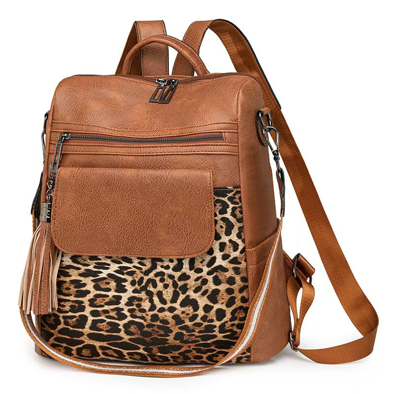 Mother-and-child bag retro women's backpack for laptop