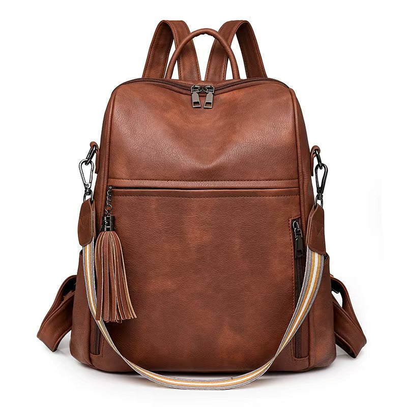 Multifunctional retro backpack women's laptop backpacks