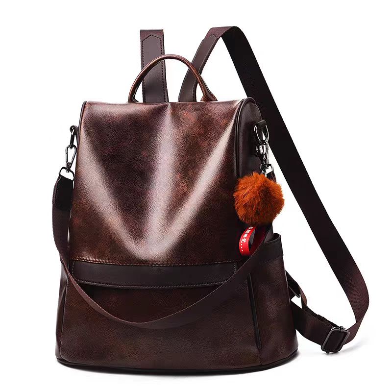 Anti-theft retro texture best rated laptop backpacks