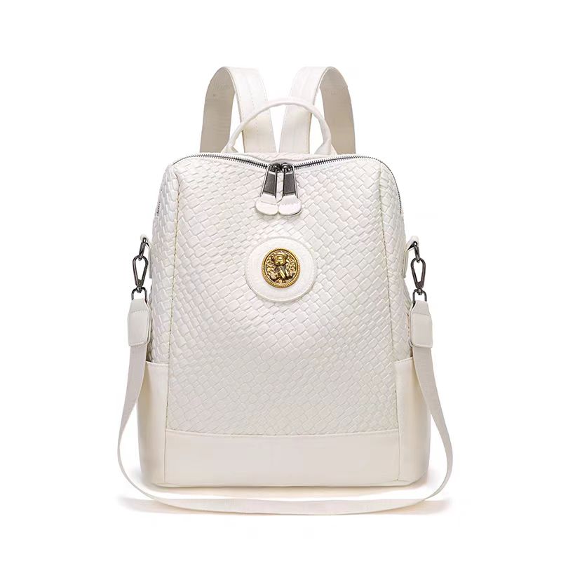 Small design snakeskin bag ladies laptop backpack