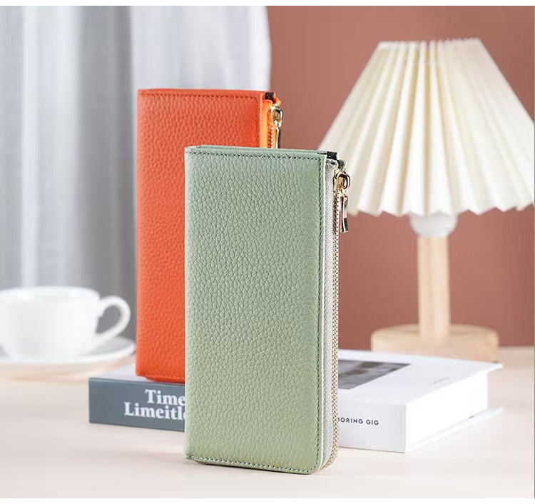 Long Fashion Clutch Bag rfid protection wallet