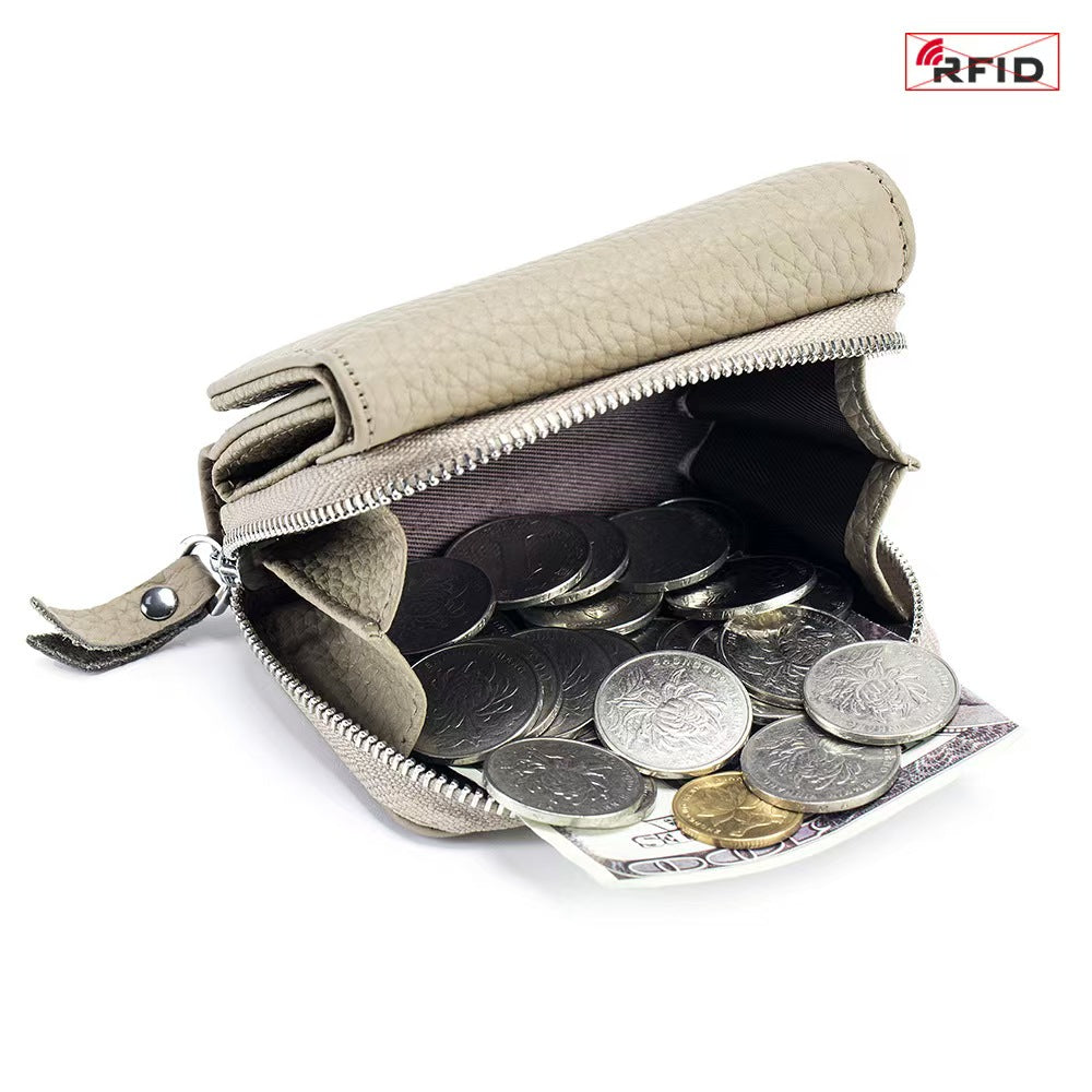 Short Trifold Mini Organizer Wallet rfid wallets