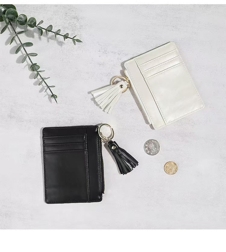 Compact lightweight minimalist rfid ladies wallet