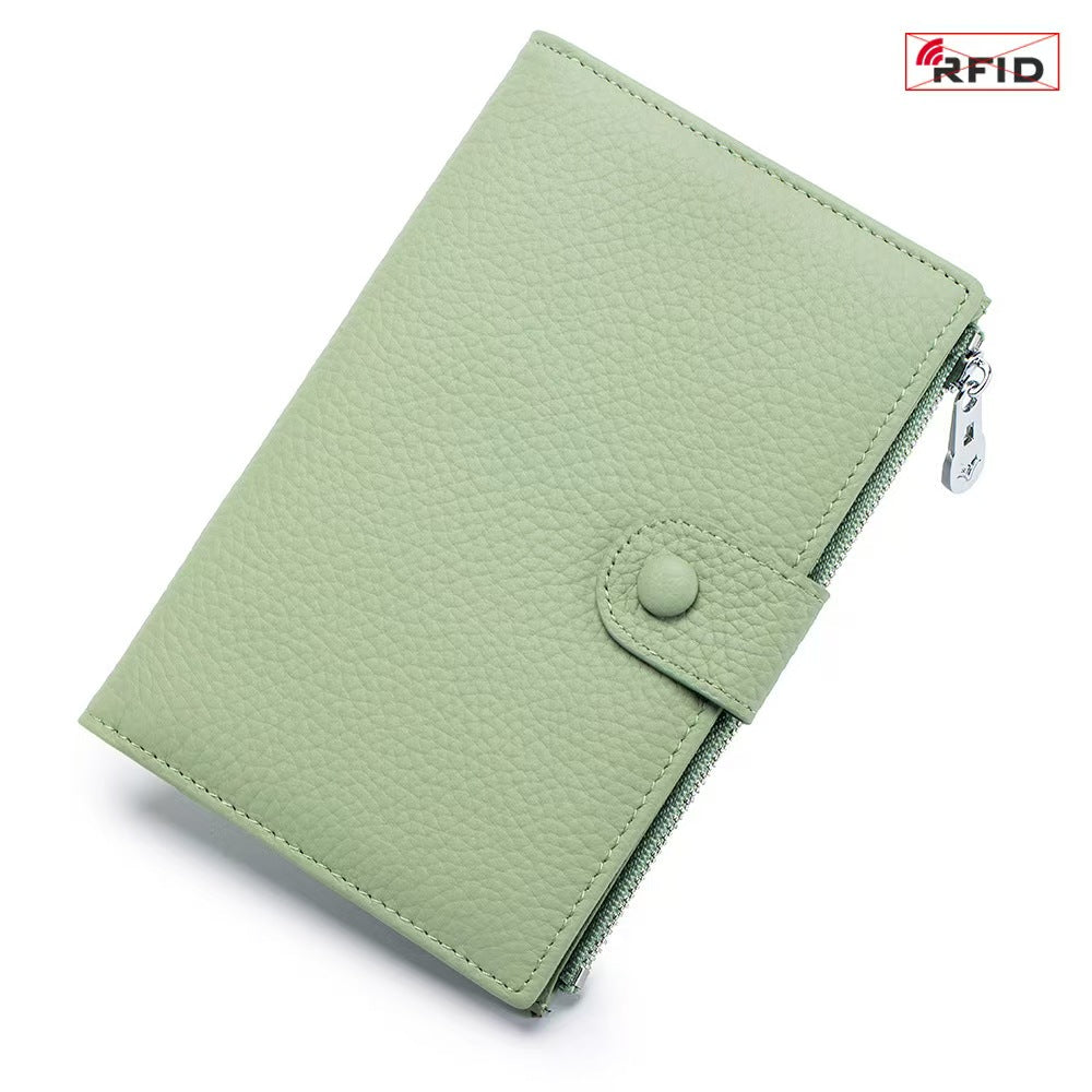 Multifunctional storage bag rfid slim minimalist wallet