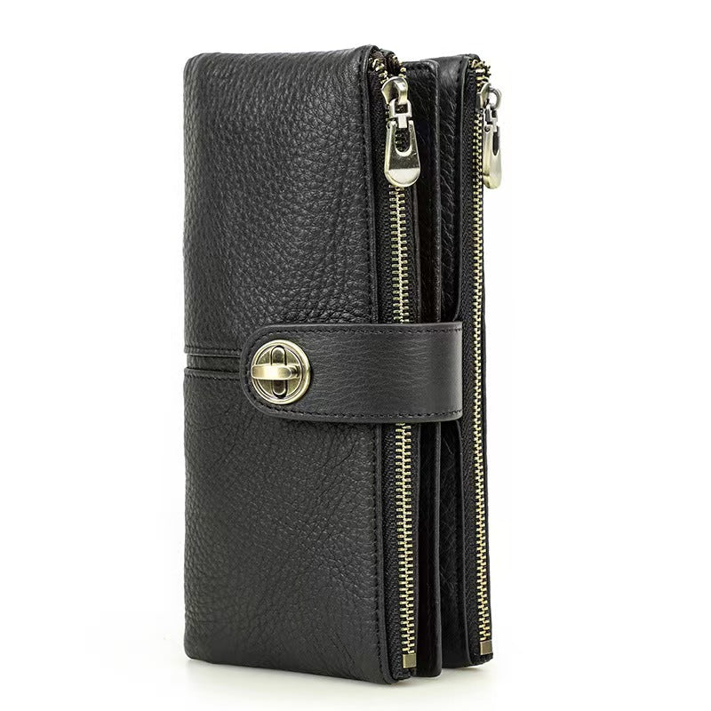 With AirTag tracking card slot RFID Blocking Wallet