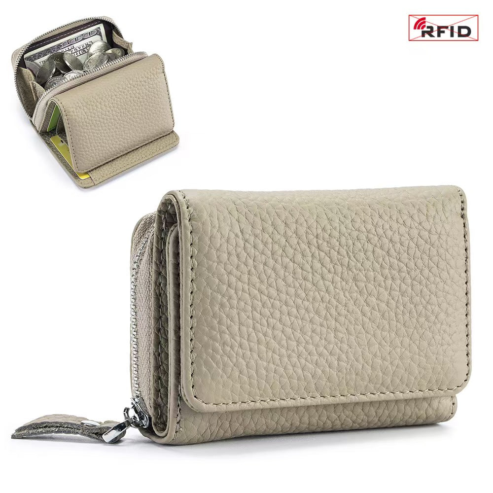 Short Trifold Mini Organizer Wallet rfid wallets