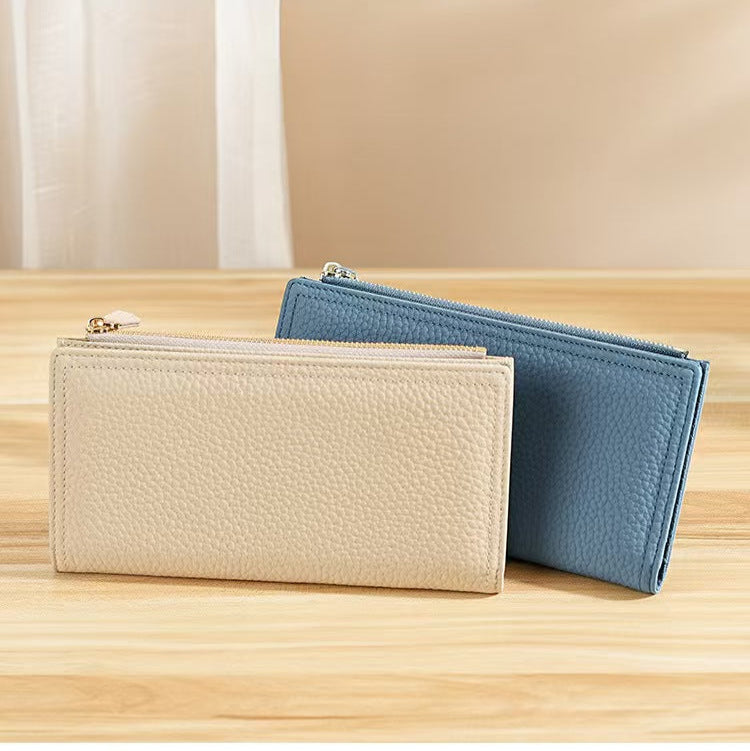 Versatile long Multiple card slots rfid wallet