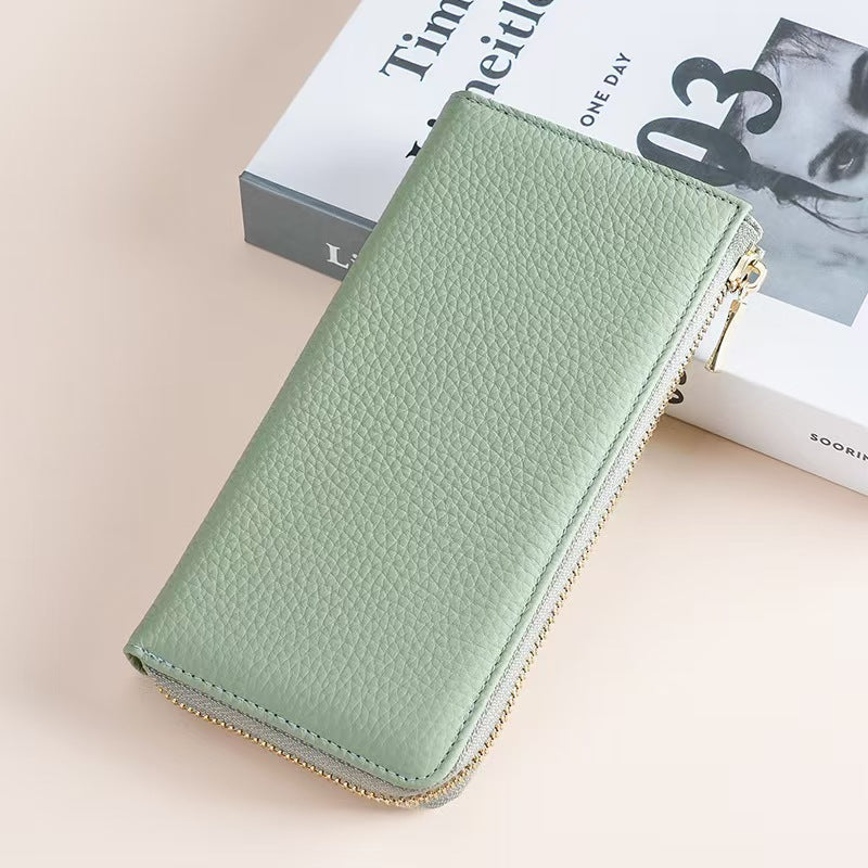 Long Fashion Clutch Bag rfid protection wallet