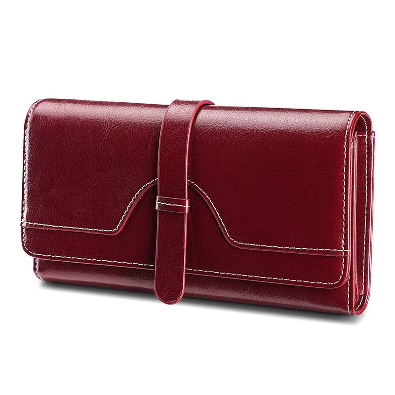 High-end long clutch bag rfid wallet women