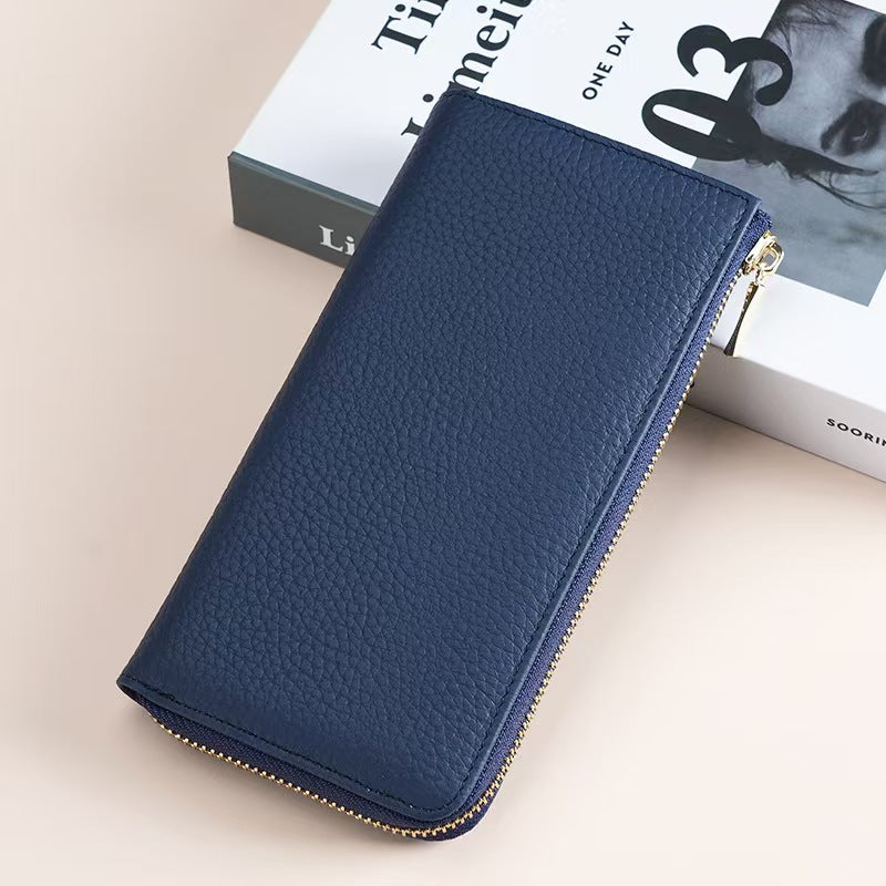 Long Fashion Clutch Bag rfid protection wallet