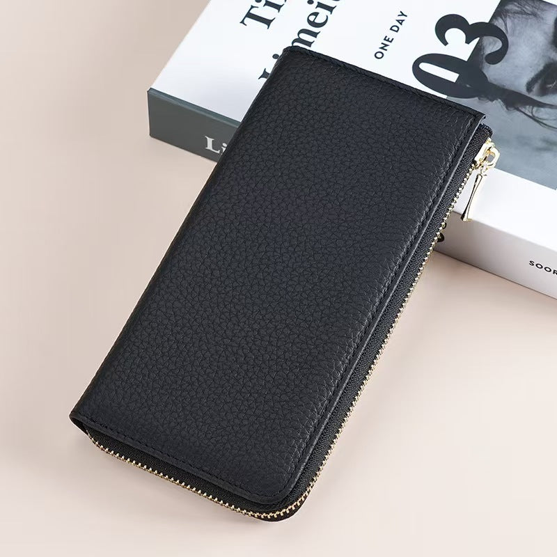 Long Fashion Clutch Bag rfid protection wallet