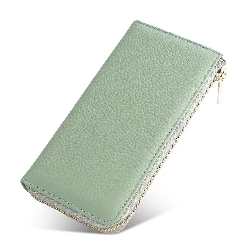 Long Fashion Clutch Bag rfid protection wallet