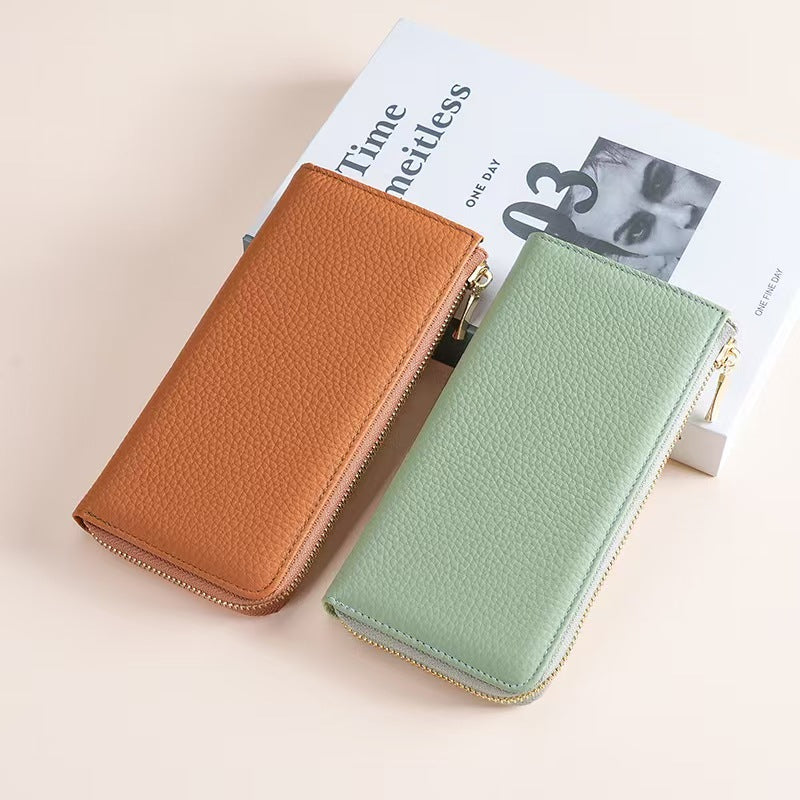 Long Fashion Clutch Bag rfid protection wallet