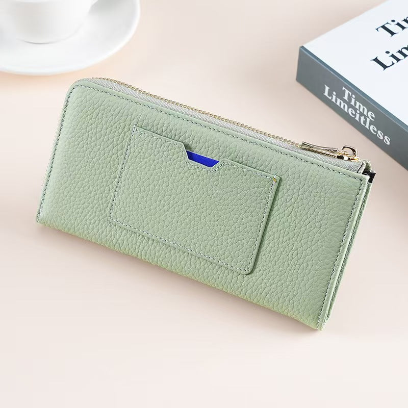 Long Fashion Clutch Bag rfid protection wallet