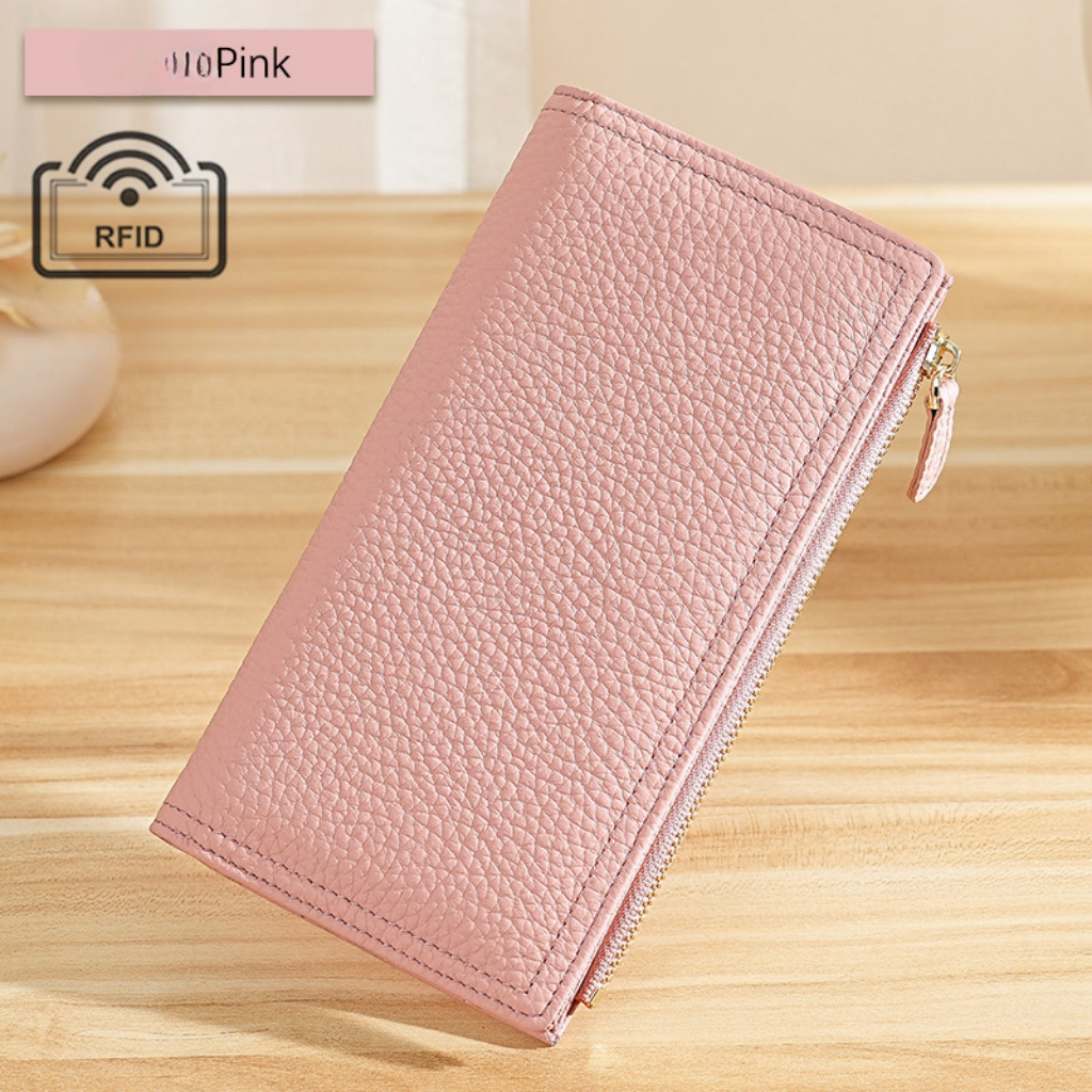 Versatile long Multiple card slots rfid wallet