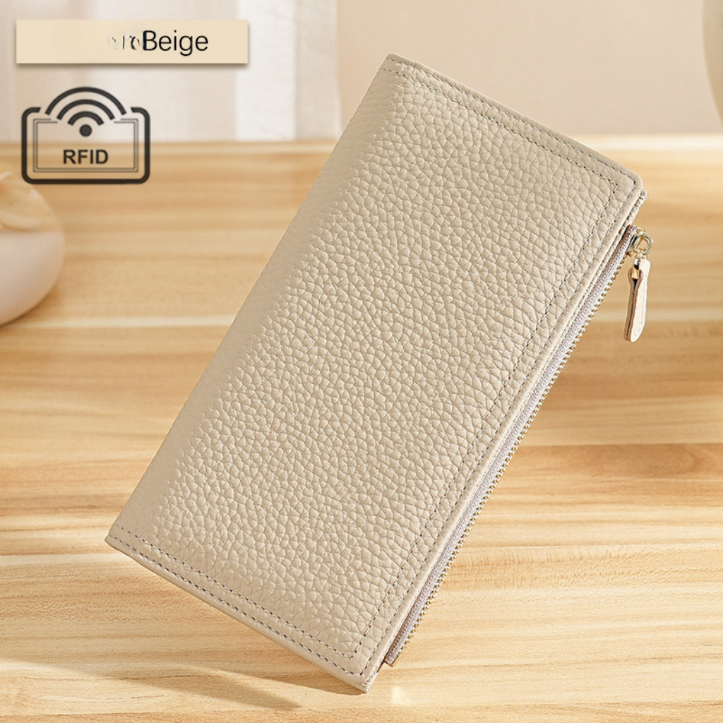 Versatile long Multiple card slots rfid wallet