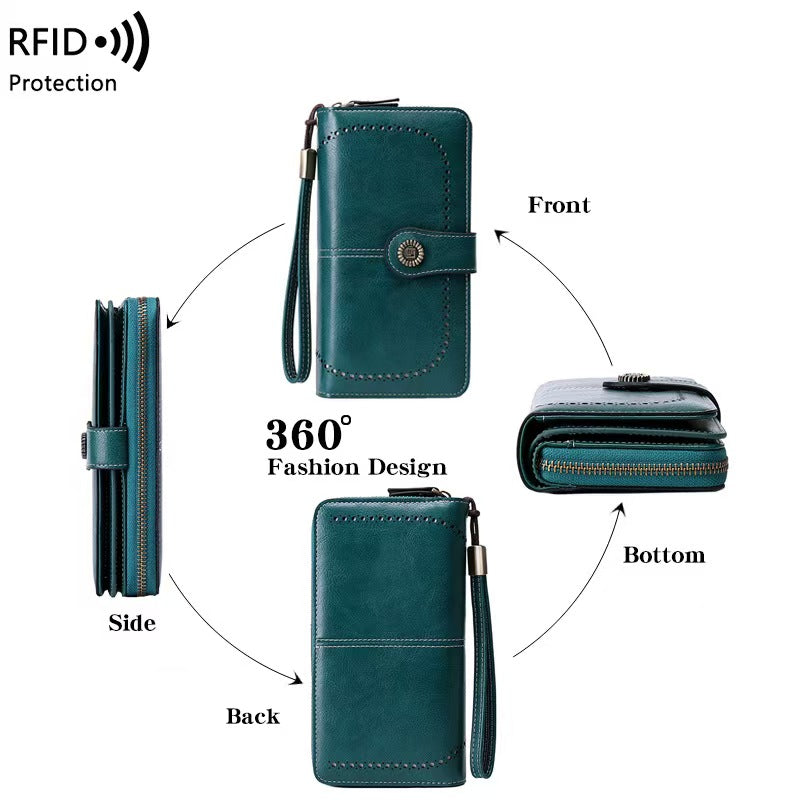 New Tri-fold Women's Wallet rfid wallet women