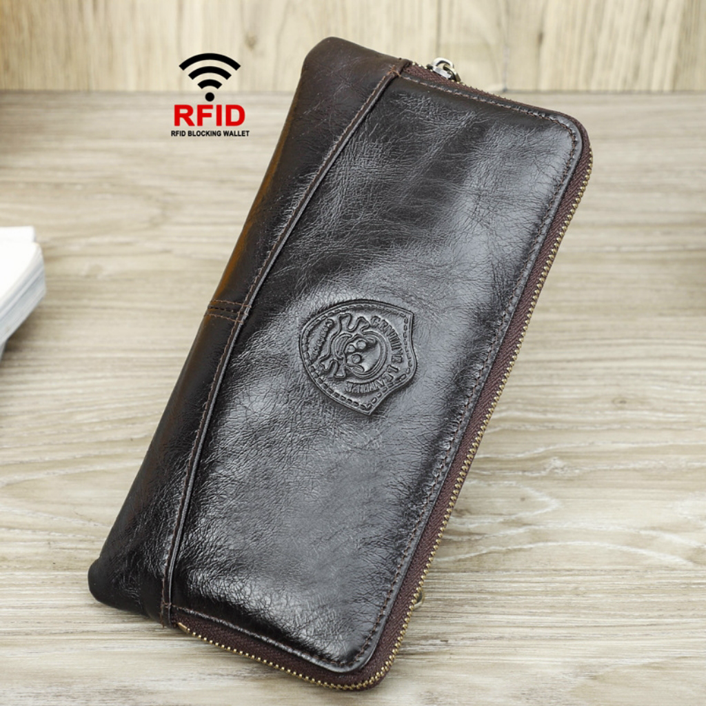 Fashionable Zipper Wallet rfid wallet women