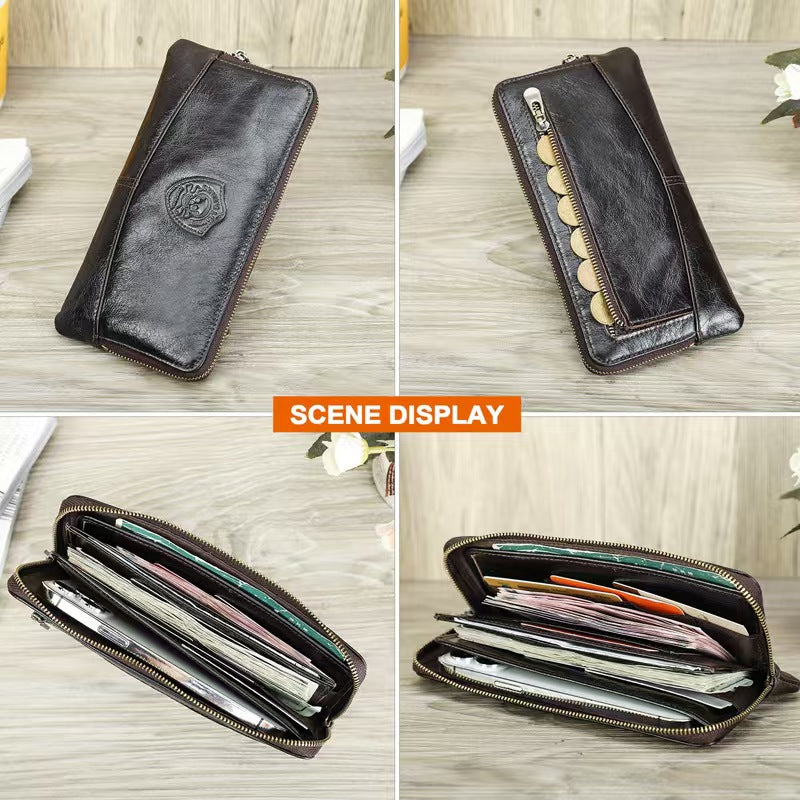 Fashionable Zipper Wallet rfid wallet women