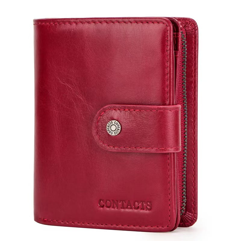 Buckle Multi-card Women's Clutch rfid wallet