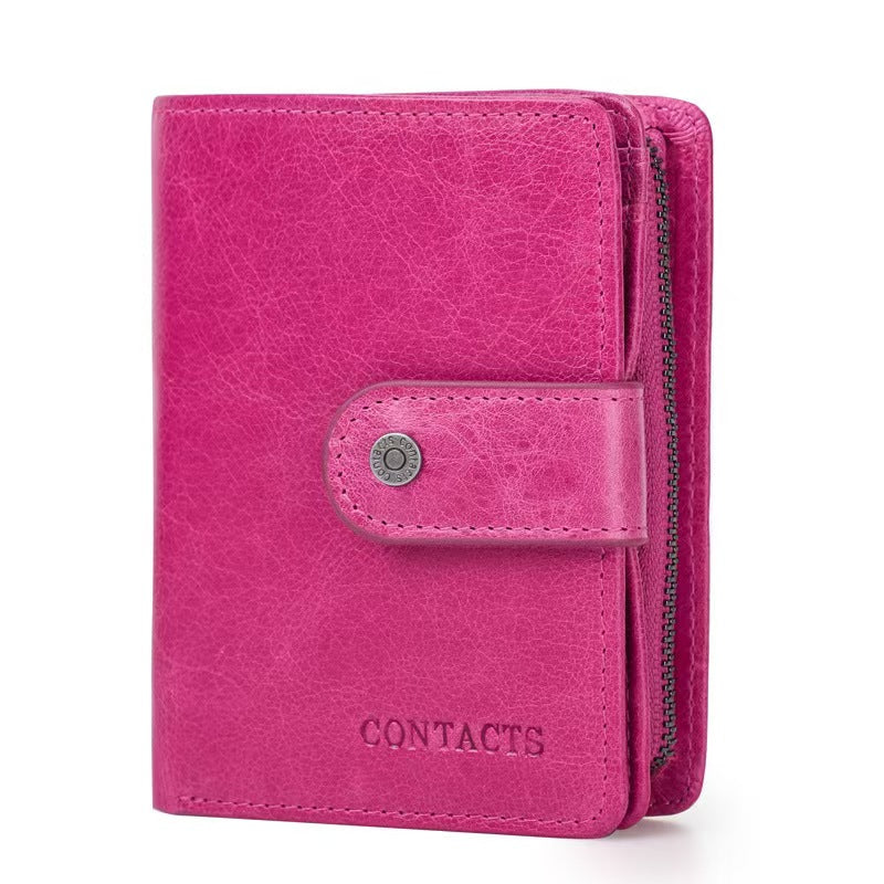 Buckle Multi-card Women's Clutch rfid wallet