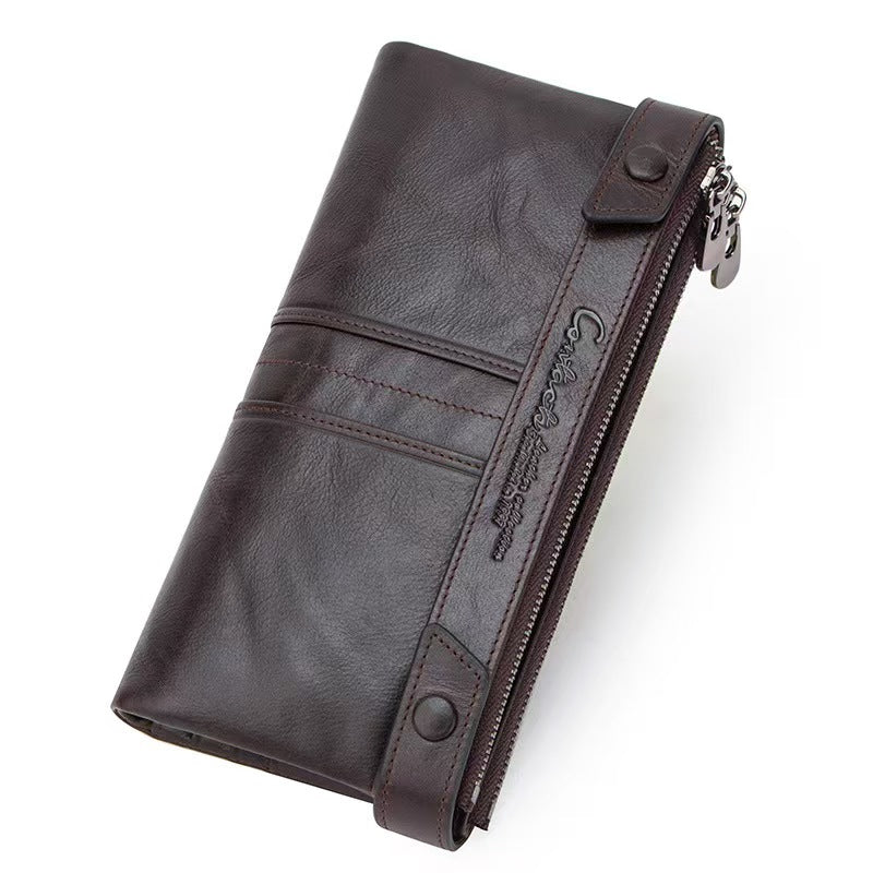 Long Bi-Fold Zip Wallet women's wallets rfid