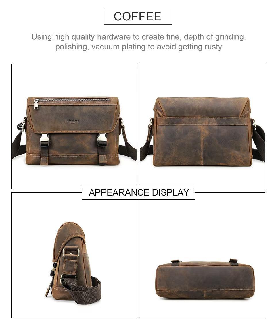 Crossbody laptop bag briefcase for men