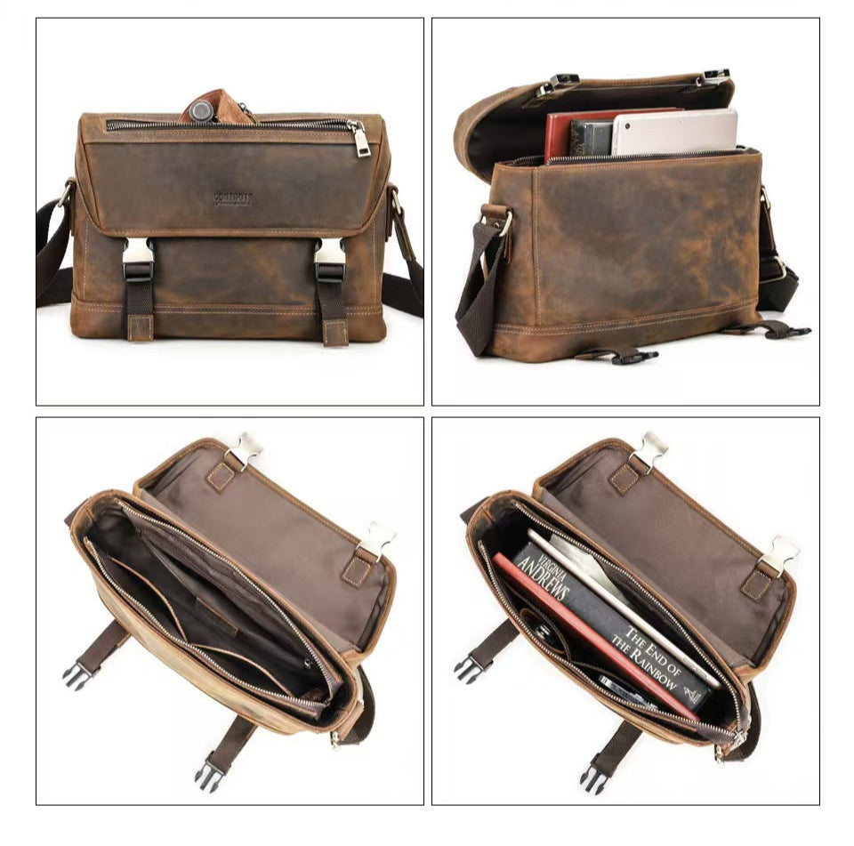 Crossbody laptop bag briefcase for men