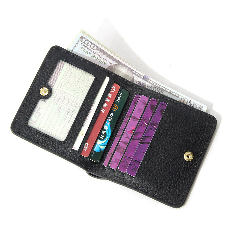 Leather Card Womens Rfid Protection Wallet