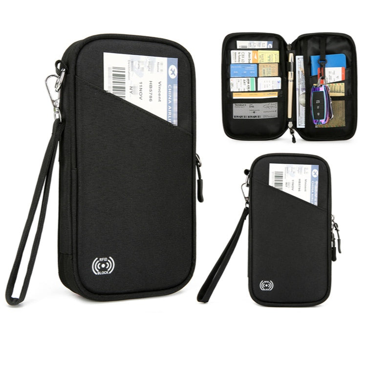 Good Versatile Travel Rfid Passport Wallet Mens