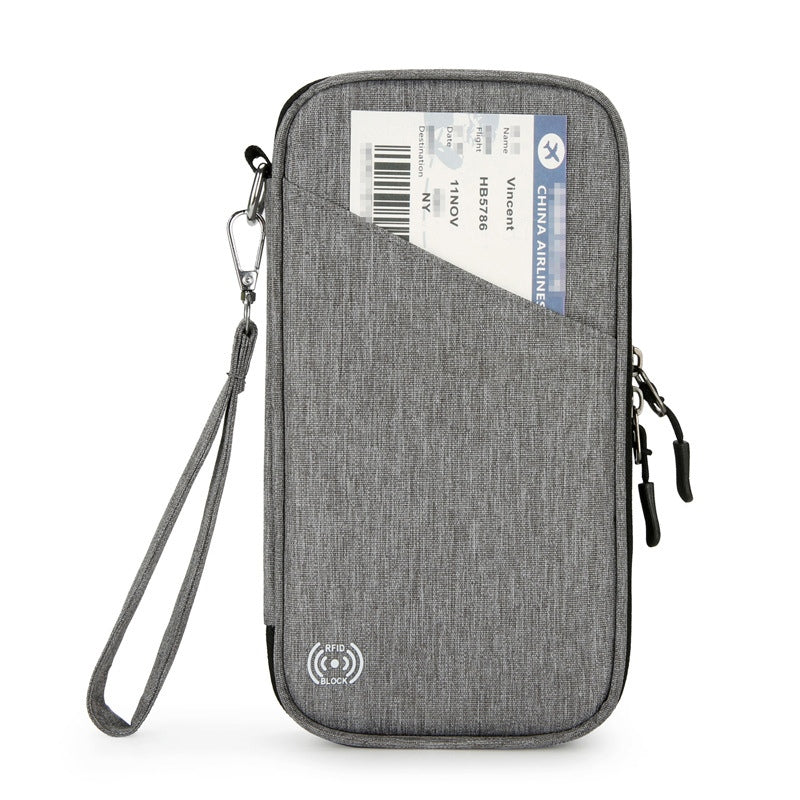 Good Versatile Travel Rfid Passport Wallet Mens