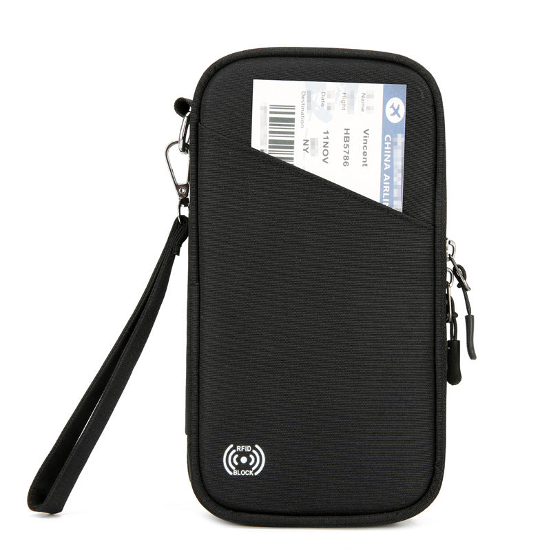 Good Versatile Travel Rfid Passport Wallet Mens