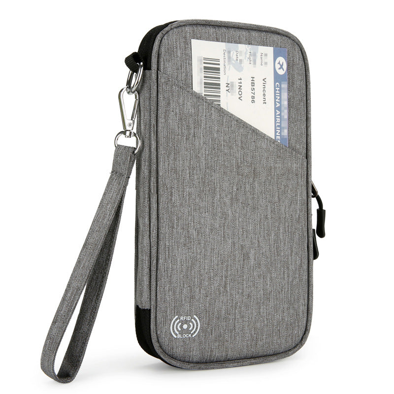 Good Versatile Travel Rfid Passport Wallet Mens