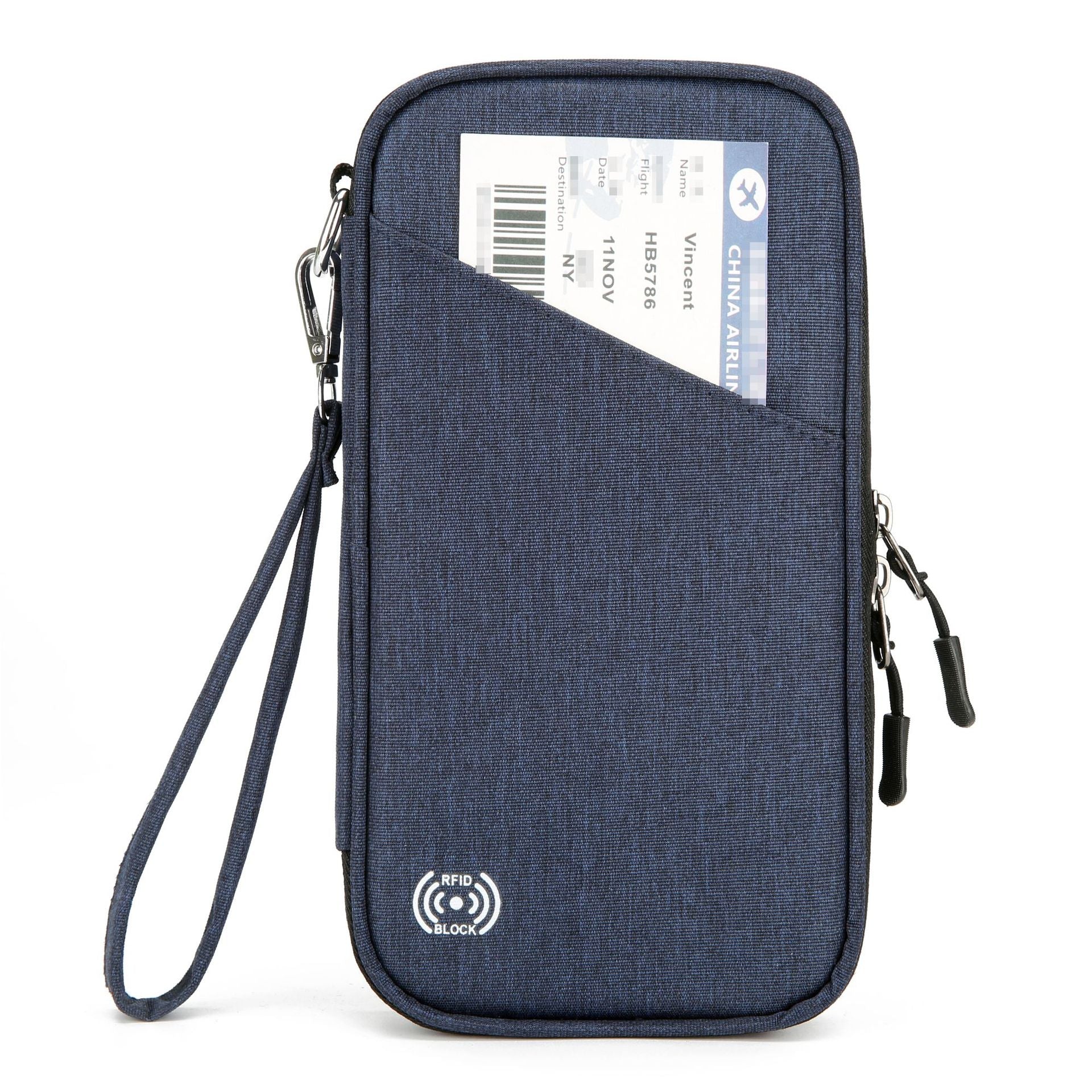 Good Versatile Travel Rfid Passport Wallet Mens