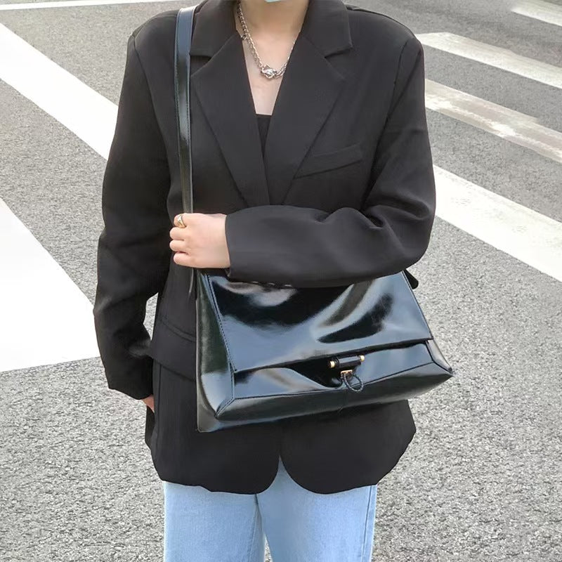 Soft Leather Commuter Briefcase Leather Women