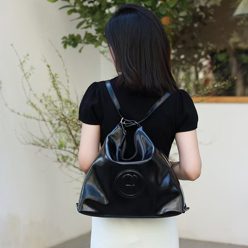 New Niche Retro Backpack Womens Briefcase