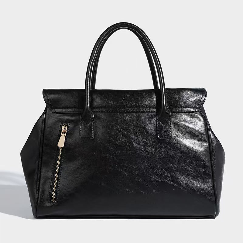 new high-end leather briefcase for women