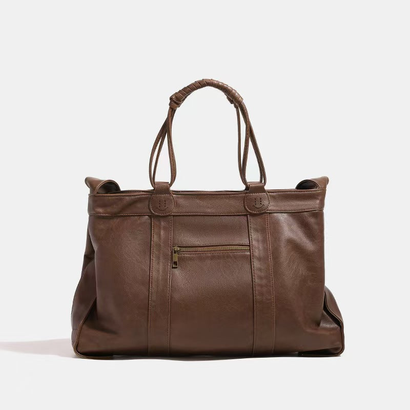 School commuting bag briefcase leather women