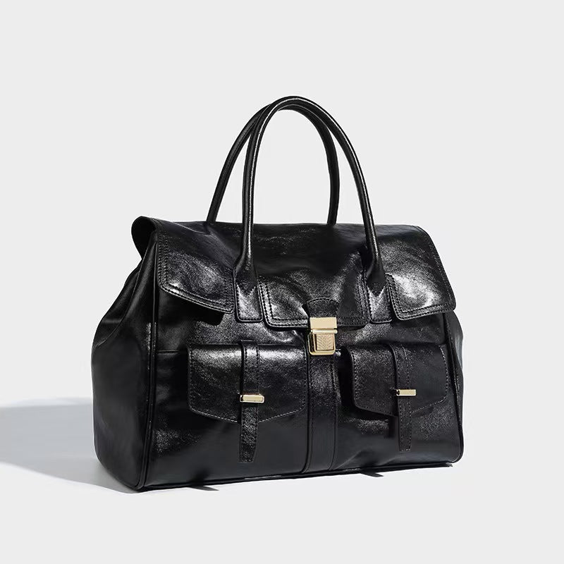 new high-end leather briefcase for women